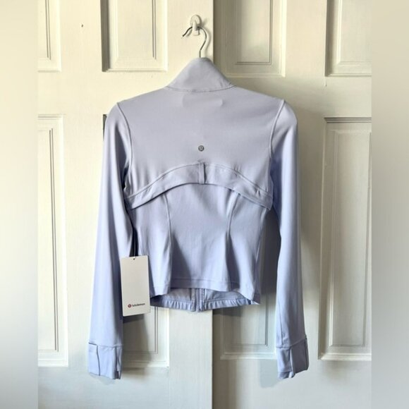 🆕Lululemon🍋Define Cropped Jacket Nulu Colour Serene Blue Sz 4 - Picture 9 of 9